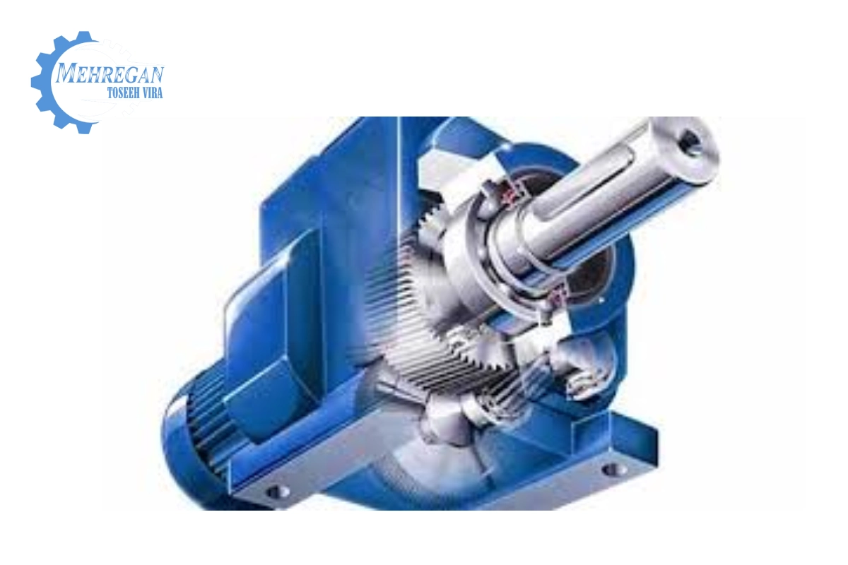 اجزای کلیدی یک گیربکس هلیکال یا شافت مستقیم